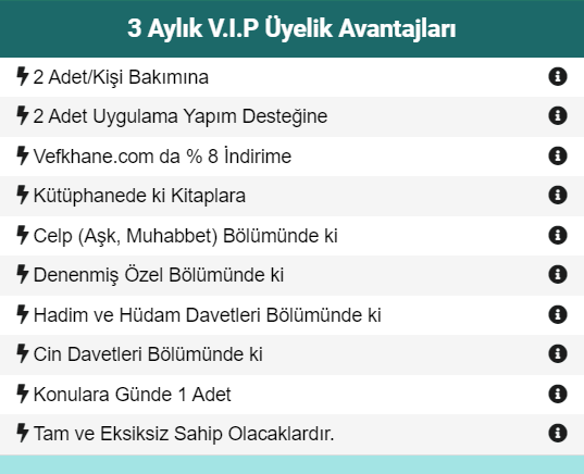 3 Aylık VIP Üyelik